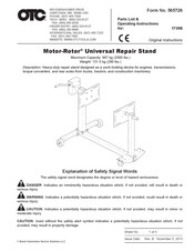 OTC Motor-Rotor 1735B Mode D'emploi