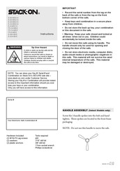 STACK-ON E-029-SB-E Manuel D'instructions