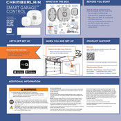 Chamberlain Commande Smart Garage MYQ-G0401-ES Guide De Démarrage Rapide