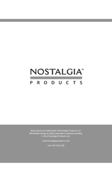 NOSTALGIA PRODUCTS FHCM4BR Instructions Et Recettes