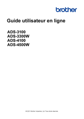 Brother ADS-4500W Guide Utilisateur