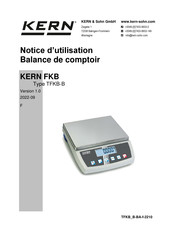 KERN FKB 65K1 Notice D'utilisation