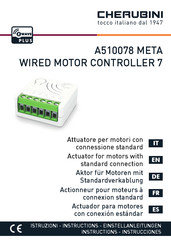 Cherubini A510078 META Manuel D'instructions