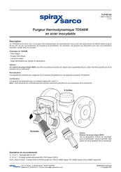 Spirax Sarco TDS46M Mode D'emploi