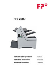 FP i 2500 Manuel D'utilisation