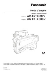 Panasonic AK-HC3900G Mode D'emploi