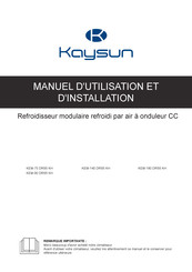 Kaysun KEM-140 DRS5 Manuel D'utilisation Et D'installation