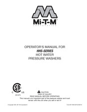 Mi-T-M Corporation HHS Serie Manuel De L'utilisateur