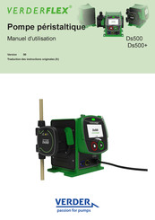 Verderflex Ds500+ Manuel D'utilisation
