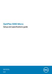 Dell OptiPlex 5080 Micro Guide De Configuration
