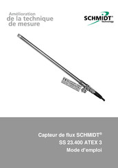 Schmidt SS 23.400 ATEX 3 Mode D'emploi