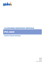 Hidral PH-400 Instructions De Montage