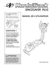 NordicTrack Spacesaver Plus Manuel De L'utilisateur