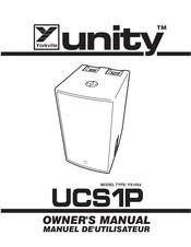 YORKVILLE unity UCS1P Manuel De L'utilisateur