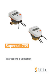 Sontex Supercal 739 Instructions D'installation
