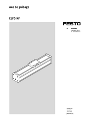 Festo ELFC-KF 80 Notice D'utilisation