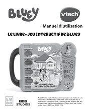 VTech Le livre-jeu Interactif de Bluey Manuel D'utilisation
