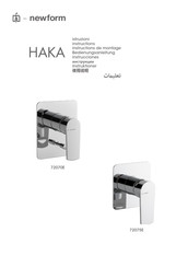newform HAKA 72075E Instructions De Montage