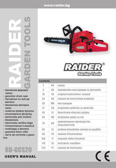Raider RD-GCS20 Manuel D'instructions