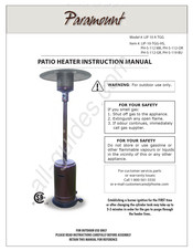 Paramount LIP-10-TGG-HS Manuel D'instructions