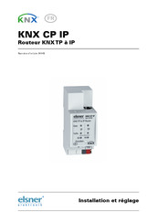 elsner elektronik KNX CP IP Installation Et Réglage