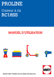 Proline RC18SS Manuel D'utilisation