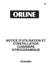 ORLINE OFSV6060 Notice D'utilisation Et D'installation