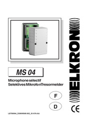 Elkron MS 04 Mode D'emploi
