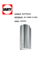 Electrolux AFC 40850 Notice D'utilisation