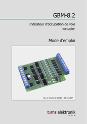 Tams Elektronik GBM-8.2 Mode D'emploi