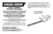 Black & Decker NHT518 Mode D'emploi