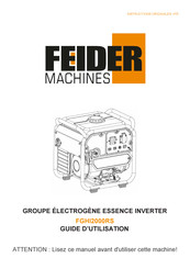 FEIDER Machines FGHI2000RS Guide D'utilisation