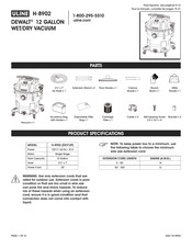 Uline DEWALT H-8902 Mode D'emploi