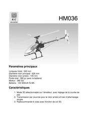 Modelisme HM036 Mode D'emploi