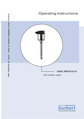 Burkert 8112 Mode D'emploi