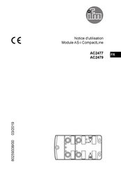 IFM AS-i CompactLine AC2477 Notice D'utilisation