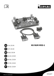 Toparc NUM MIG-1 Mode D'emploi