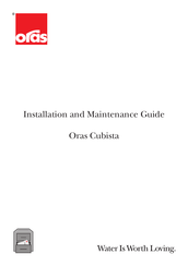 Oras Cubista 2839F-Y Guide D'installation Et D'entretien