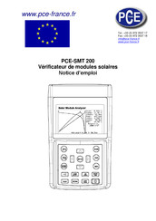 PCE Instruments PCE-SMT 200 Notice D'emploi