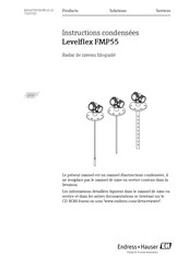 Endress+Hauser Levelflex FMP55 Instructions Condensées