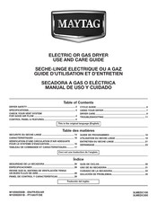 Maytag 3LMEDC300 Guide D'utilisation Et D'entretien