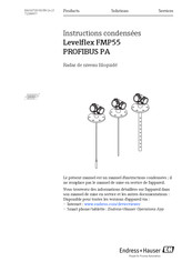 Endress+Hauser Levelflex FMP55 Instructions Condensées