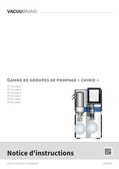 vacuubrand PC 611 select Notice D'instructions