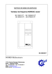 nord SK 1500/3 CT Notice De Mise En Service
