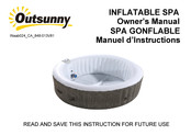 Outsunny SPA GONFLABLE Manuel D'instructions