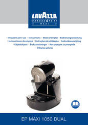 LAVAZZA EP MAXI 1050 DUAL Mode D'emploi