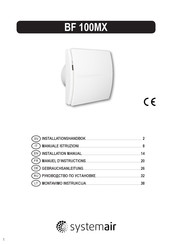 SystemAir BF 100MX Manuel D'instructions
