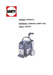 Rowenta LIBERTY PRESSING DG9860F0 Manuel D'utilisation