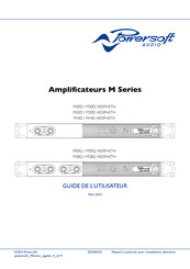 Powersoft audio M Série Guide De L'utilisateur