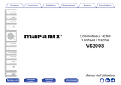 Marantz VS3003 Manuel De L'utilisateur